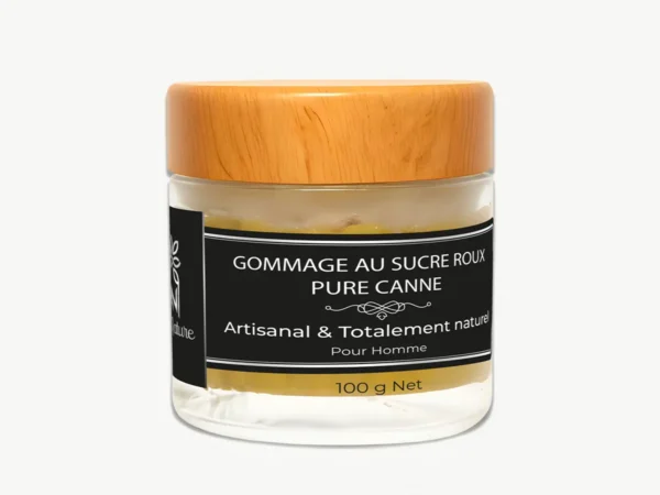 Gommage au sucre roux homme