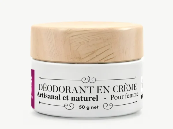 Déodorant en crème artisanal pour Femme