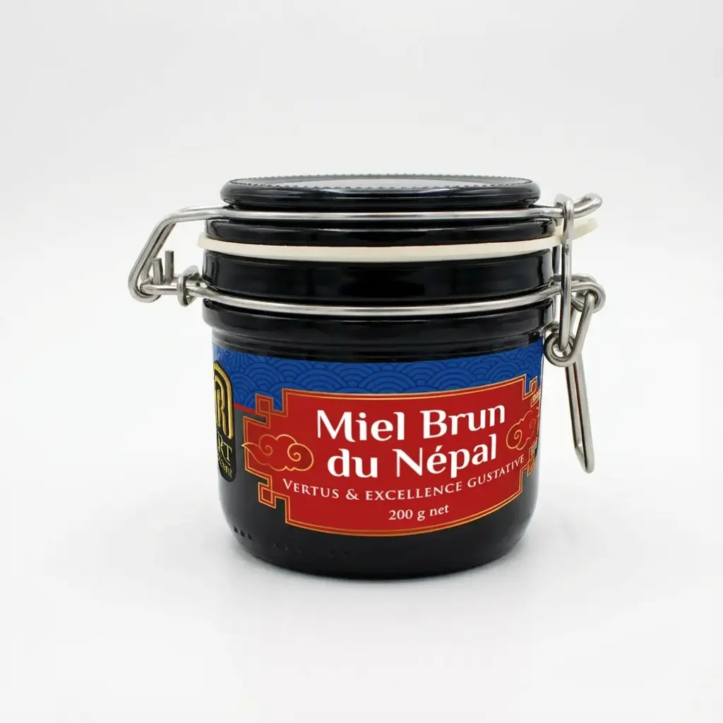 Miel brun du Népal