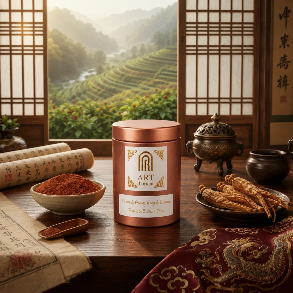 Herboristerie d’Exception — racines de ginseng rouge de Geumsan et matières botaniques rares