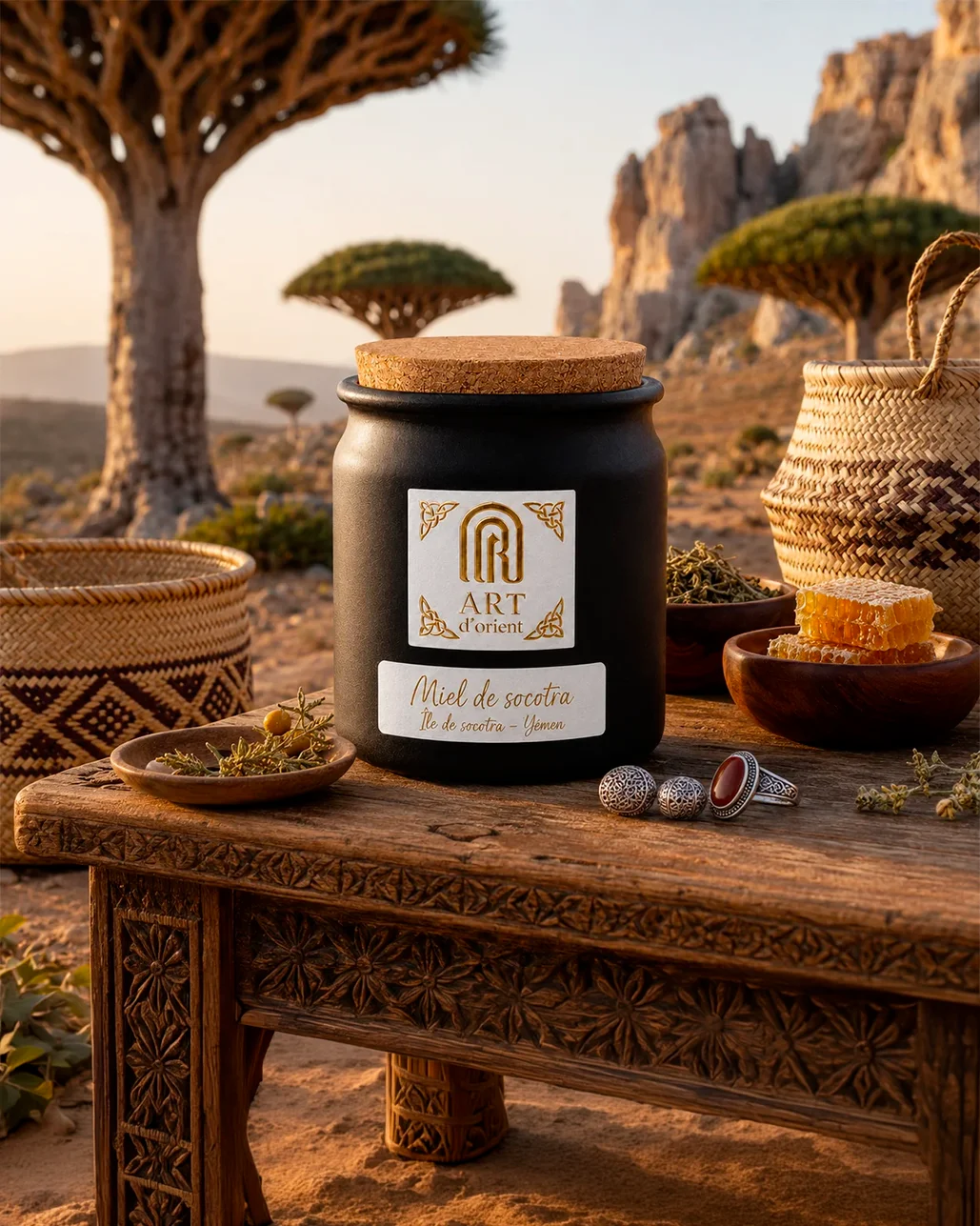 Miel de Socotra au Yémen