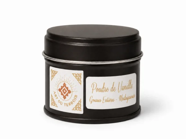 Poudre de Vanille – Gousses Entières, Madagascar