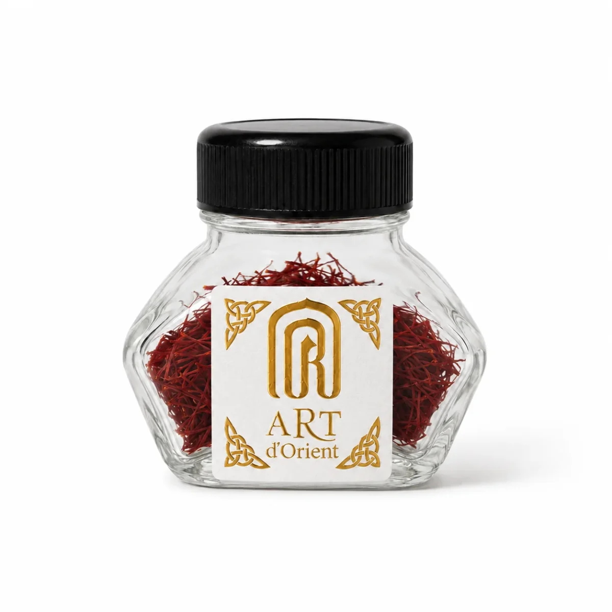 Jar of Grade A Kashmir saffron (India), Artdeluxe Paris