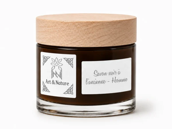 Savon Noir Artisanal Homme