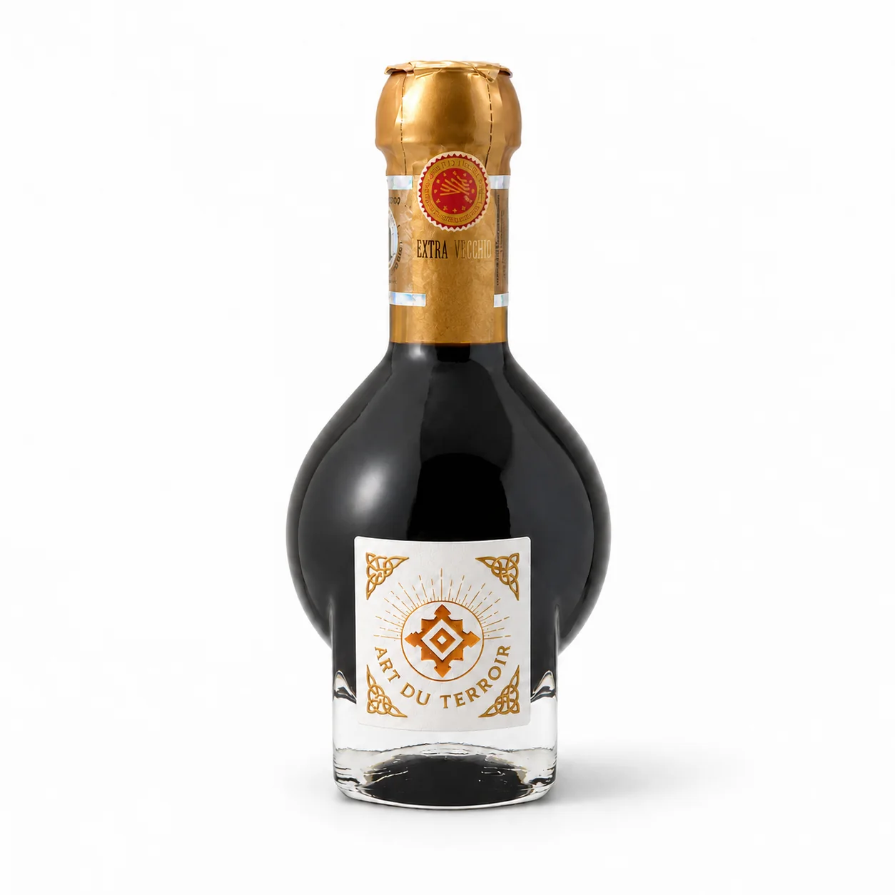 Flacon de vinaigre balsamique de Modène vieilli 80 ans (Italie), Artdeluxe Paris